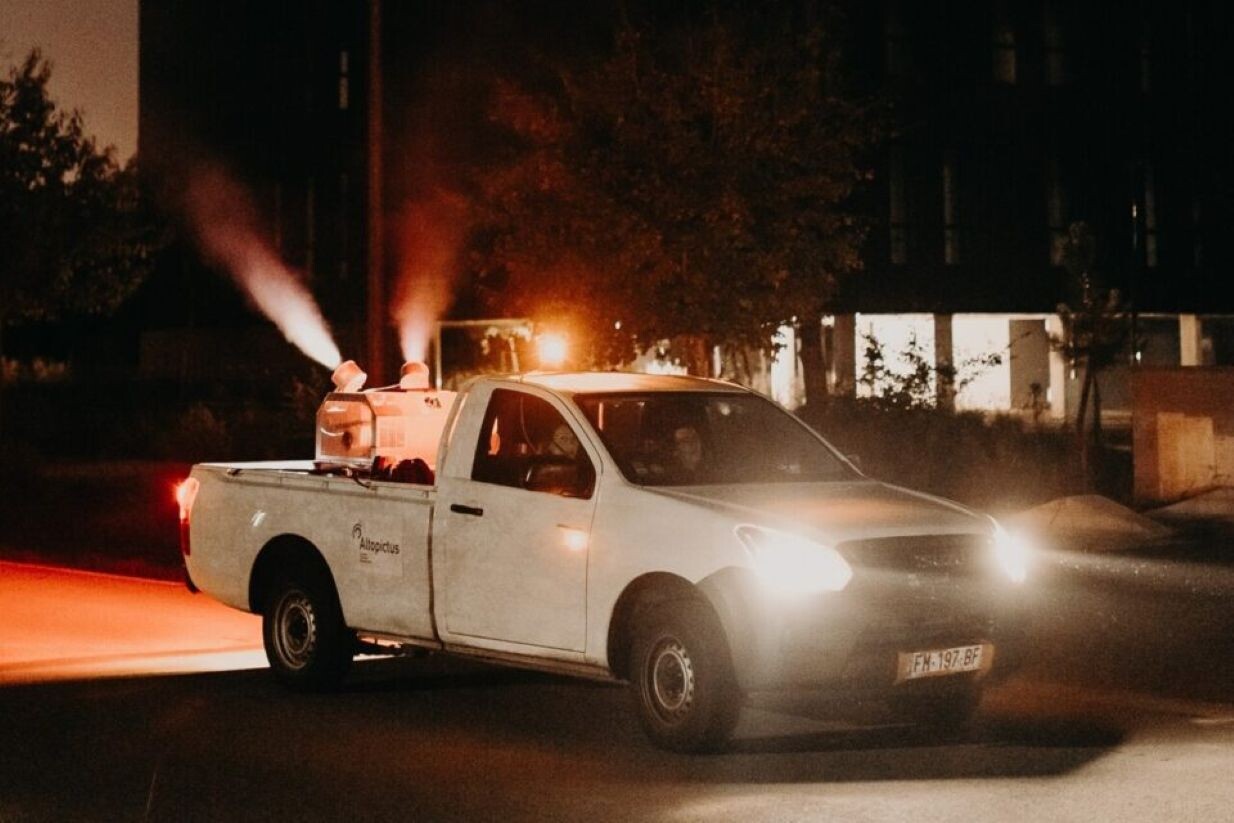 une opération de démoustication menée ce mercredi