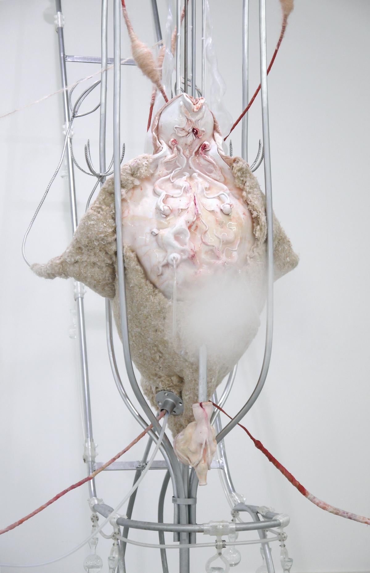 Anaïs Gauthier développe des installations et des sculptures traversées par une sensibilité organique, où art et science se répondent.