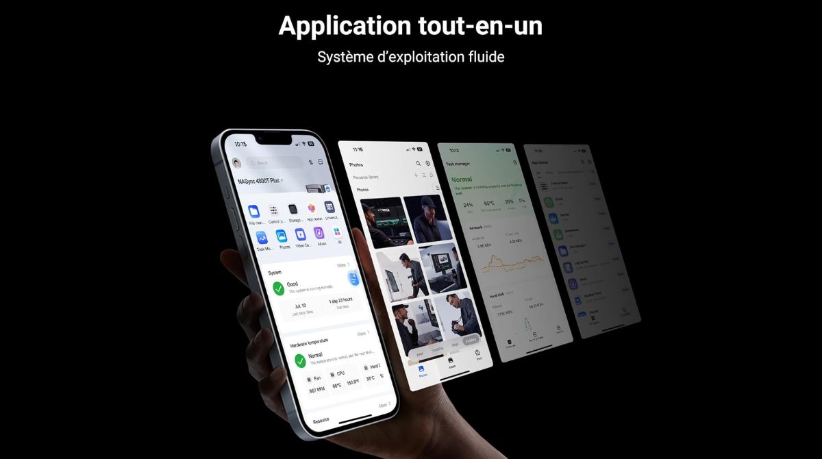 application du NAS UGREEN DXP480T