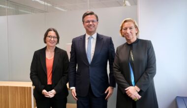 Entretien des Ambassadrices de France et d’Allemagne avec Monsieur Gonçalo (...)