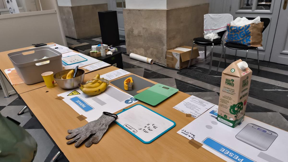 L’atelier smoothie a permis aux visiteurs de mieux comprendre les différents métiers de l’industrie agroalimentaire.