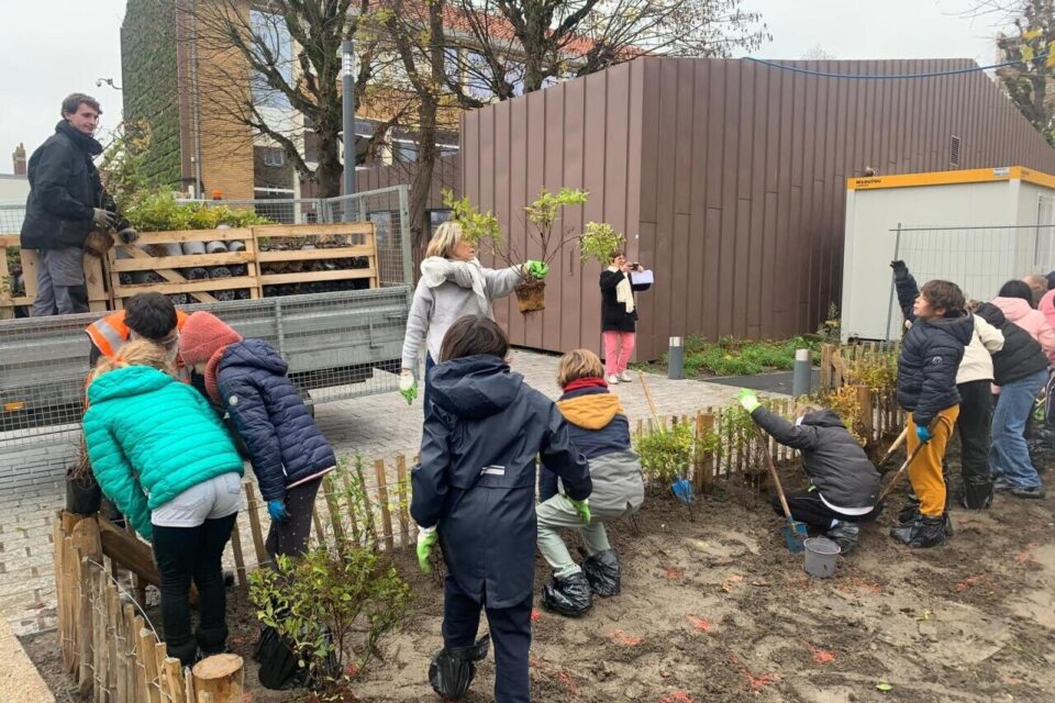 Ce sont près de 300 arbustes, entre vendredi et samedi, qui ont été plantés.
