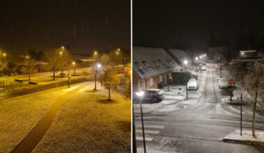 EN IMAGES. La neige s'est invitée dans le Nord cette nuit, de nouveaux flocons tombent ce jeudi