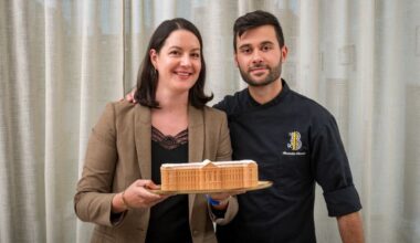 Toulouse. Pour les fêtes, ils imaginent une bûche glacée en forme de Capitole