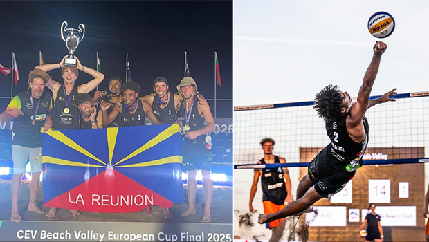 Beach-volley : le Réunionnais Joadel Genevieve sacré champion d’Europe avec le Ré Beach Club