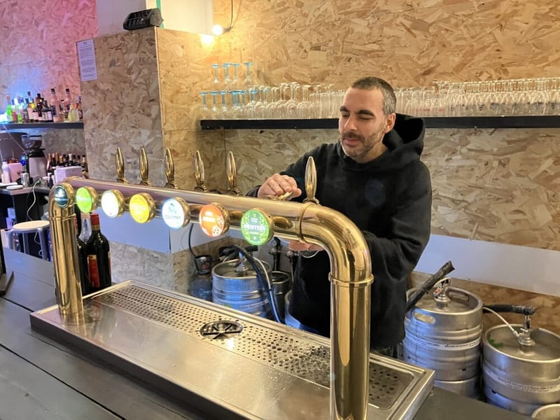 Benjamin Clair, gérant de l’Huilerie, au 3, boulevard Notre-Dame.
