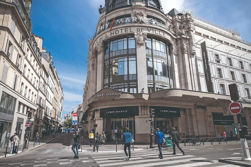 Le BHV va revoir ses ambitions à la baisse pour Noël. © V. WARTNER/20 MINUTES/SIPA