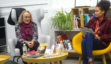 Chantal Detcherry a présenté « Ainsi qu’un lion dévorant » à la ludo-médiathèque