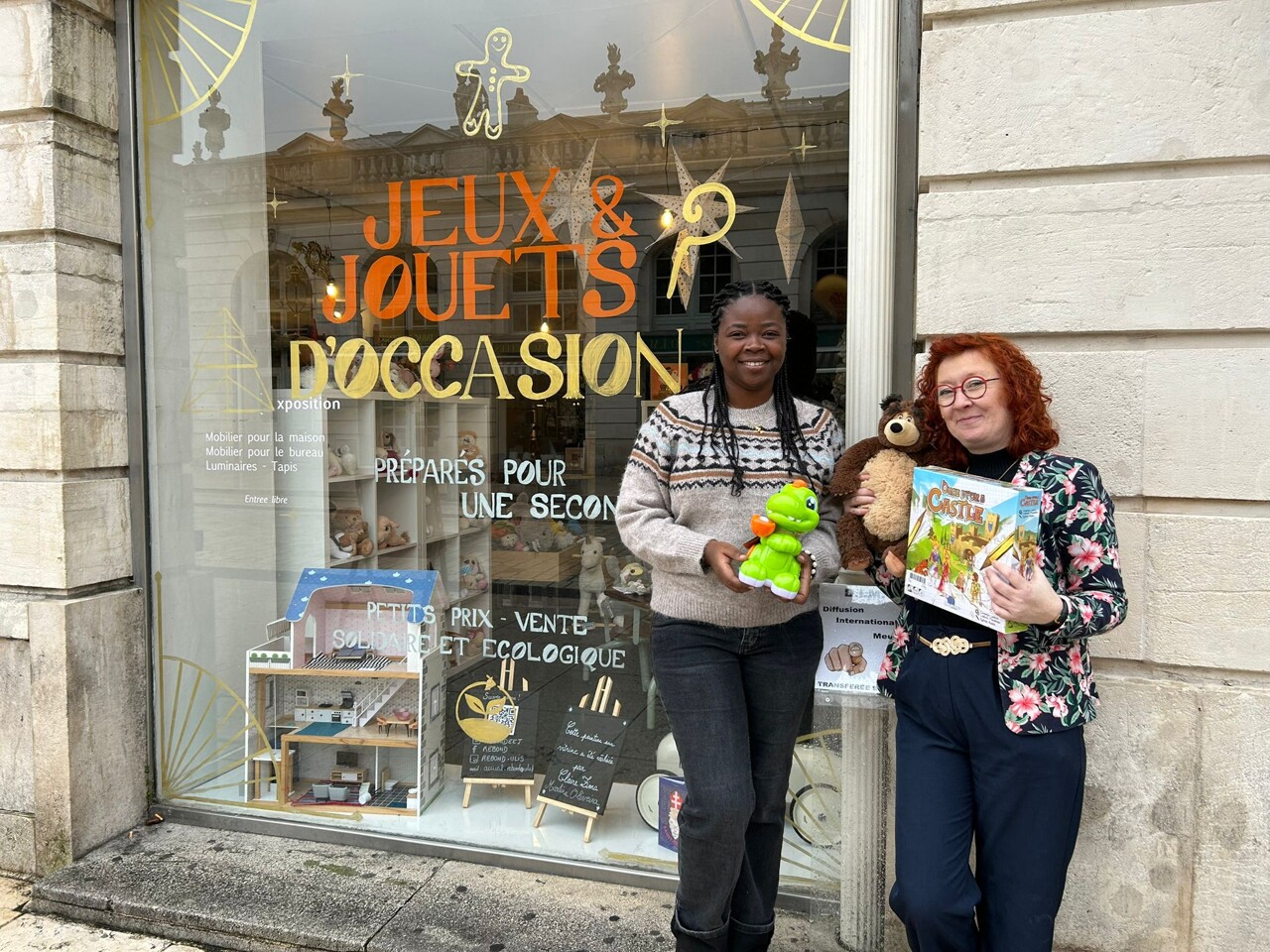 une boutique éphémère de jouets d'occasion a ouvert place Stanislas