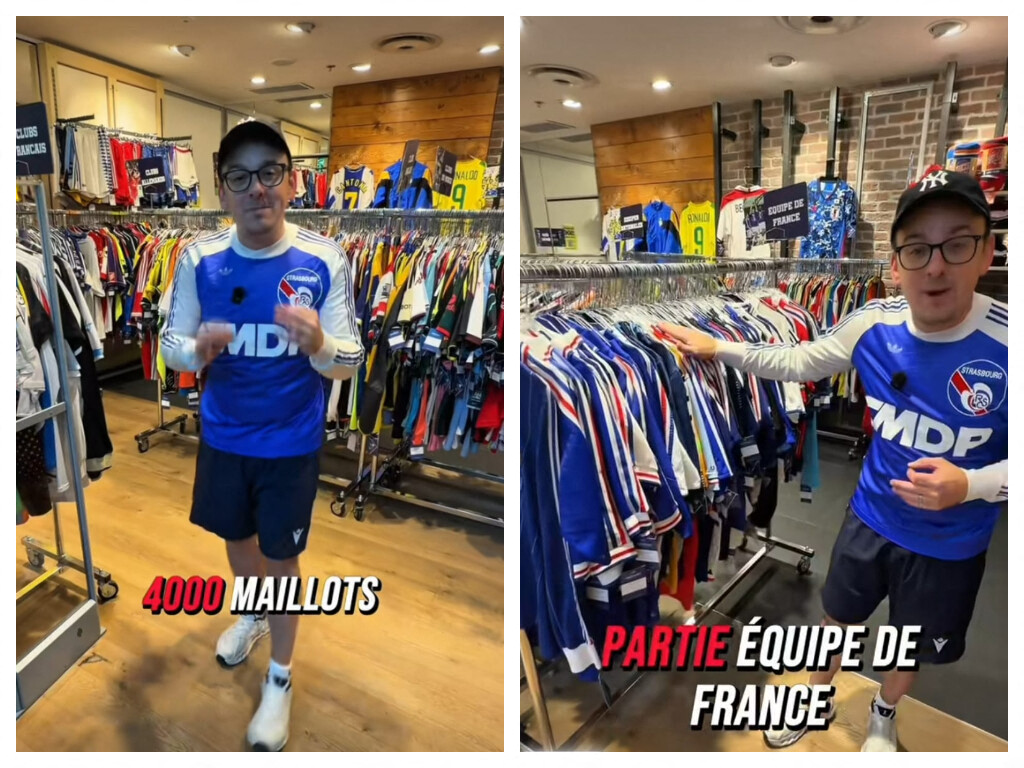 Football, NBA, rugby... des milliers de maillots vendus dans cette boutique (très) éphémère à Strasbourg