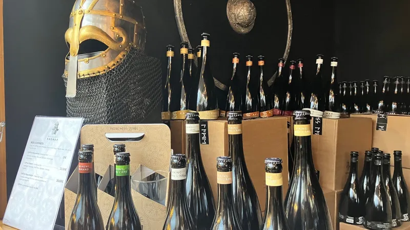 Les bières Ragnar sont brassées à Oissel près de Rouen (Seine-Maritime).
