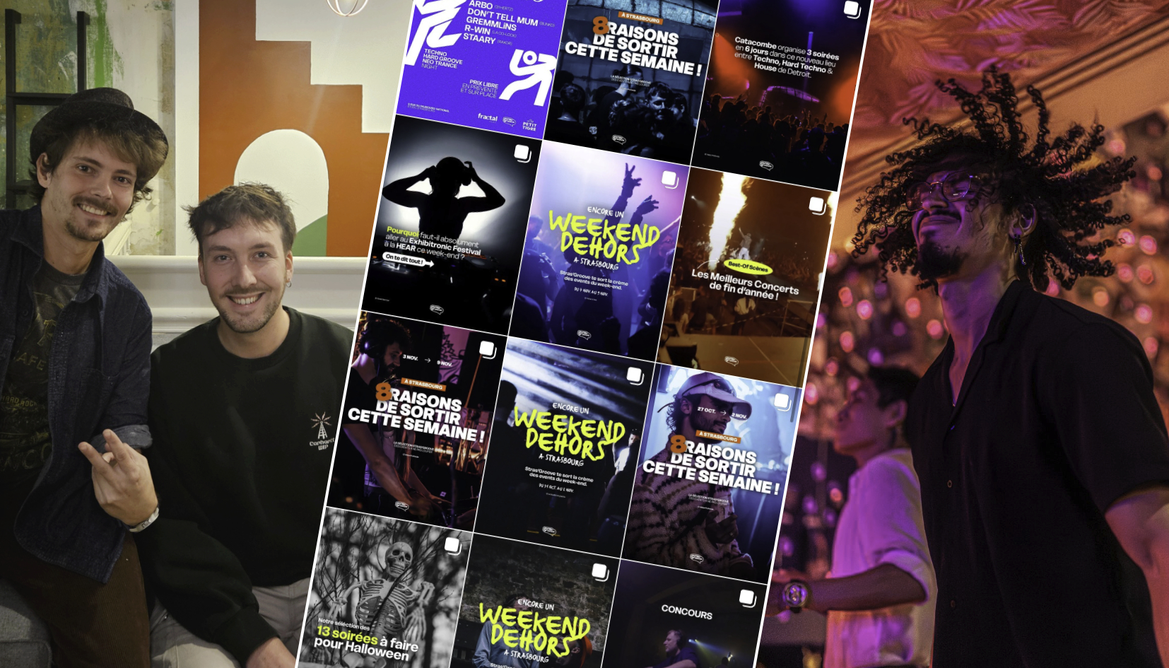 avec ce nouveau média, 2 potes font danser les Strasbourgeois(es) !