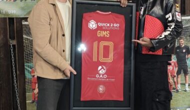 Le rappeur Gims fait une visite surprise à un club de foot amateur de Loire-Atlantique