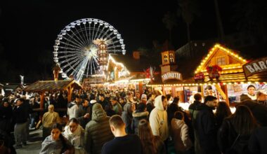 Les images du coup d’envoi du village et des illuminations de Noël à Nice