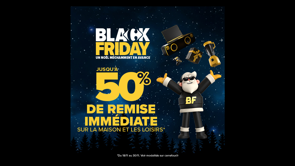 Carrefour fait tomber les prix de son petit électroménager pour le Black Friday
