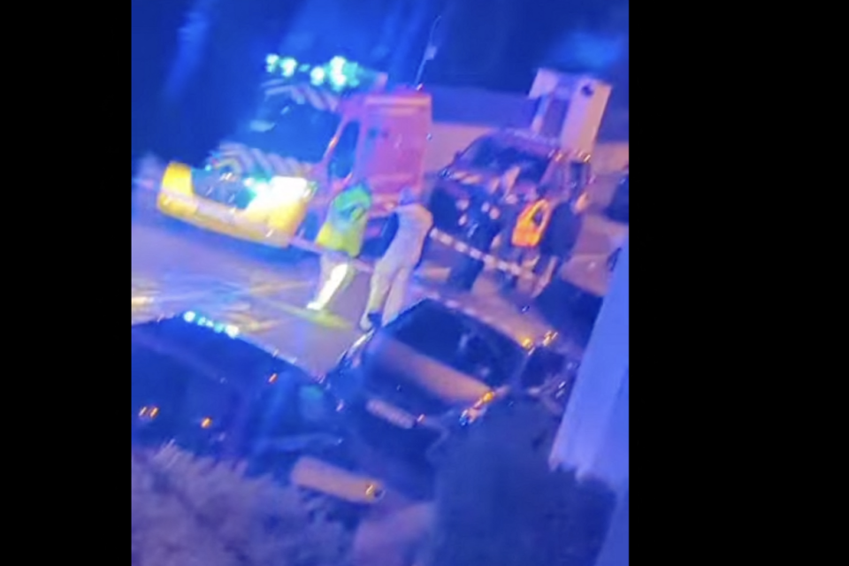 Les secours interviennent sur la fusillade mortelle ce mercredi soir.