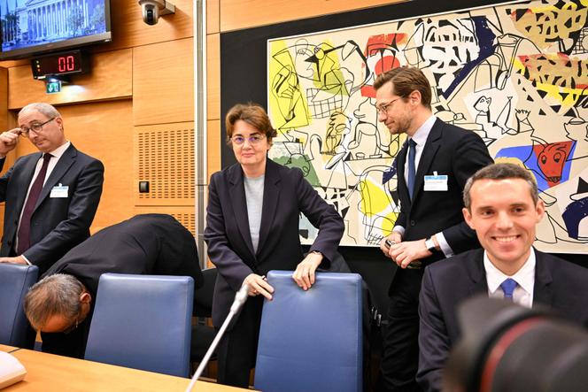 La présidente du musée du Louvre, Laurence des Cars, lors de son audition par la commission culture de l’Assemblée nationale, à Paris, le 19 novembre 2025.