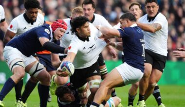 Malmenés en Ecosse, les All Blacks s'imposent grâce à un essai en fin de match - L'Équipe