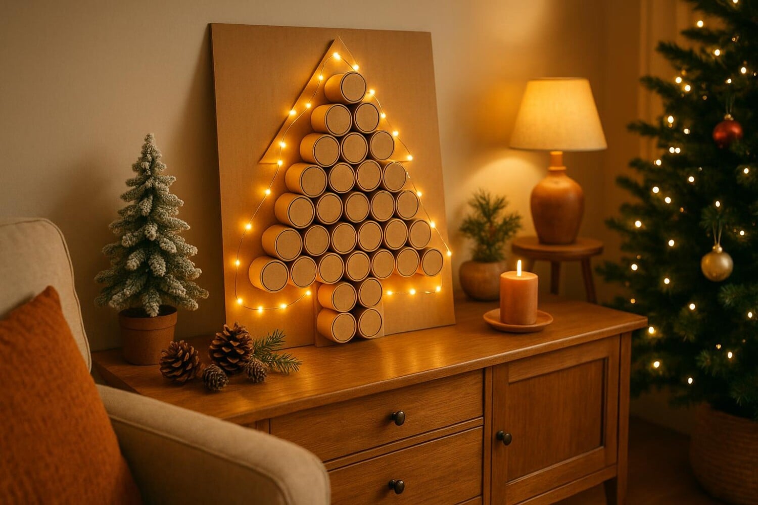 Ce calendrier de l’Avent sapin en rouleaux de papier toilette, vu sur TikTok, bluffe tout le monde : un résultat spectaculaire pour presque 0 €