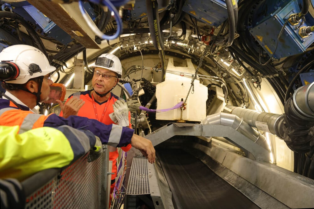 La moitié des matériaux extraits pourraient être réutilisés sur le chantier.