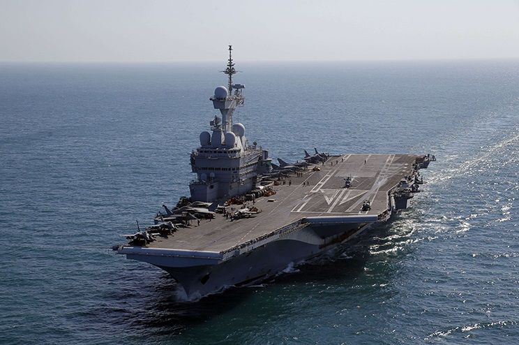 Le porte-avions Charles de Gaulle est au cœur de l'intrigue d'une nouvelle série française. © Photo d'illustration SIPA