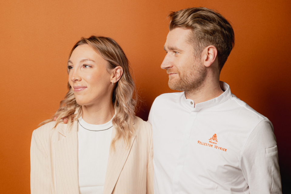 Quentin Pellestor-Veyrier et sa compagne Camille Hubert.