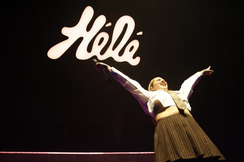 Helena, sur la scène du Dôme de Marseille ce jeudi soir.