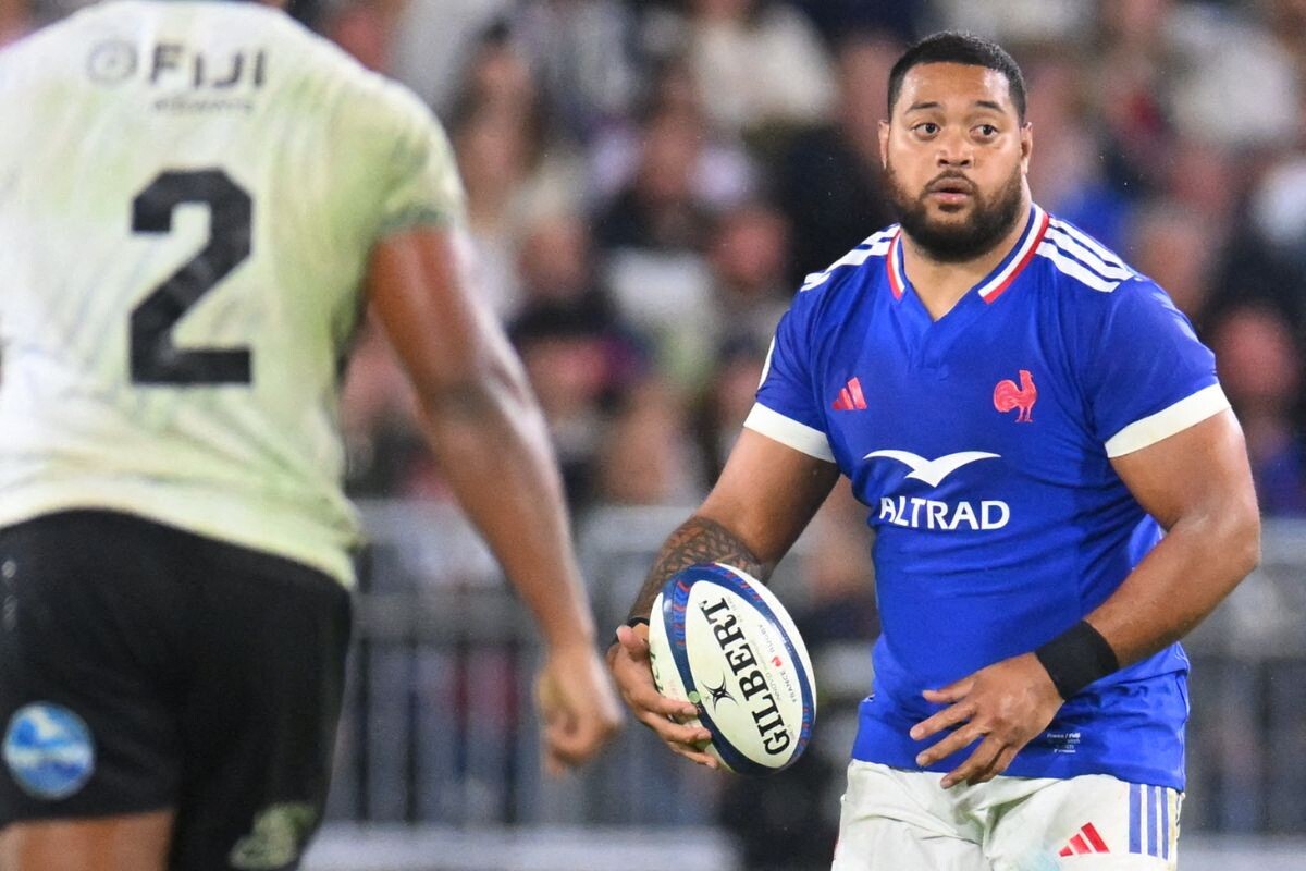 XV de France. Ce geste très dangereux de Rodrigue Neti face aux Fidji qui a échappé aux arbitres