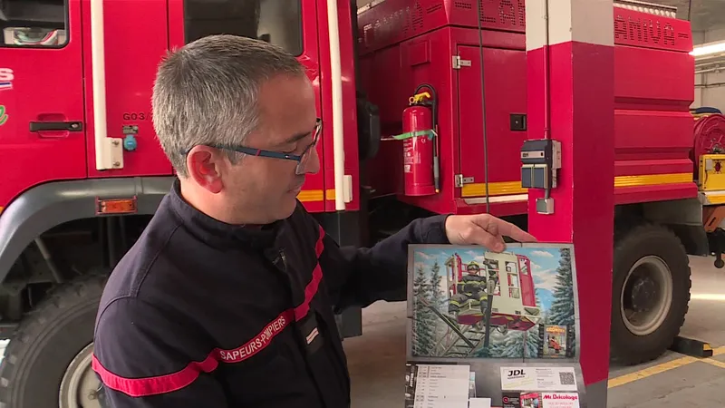 "Forrest Gump", "Astérix et Obélix" ou encore "Les visiteurs", les sapeurs-pompiers ont posé comme des comédiens pour "casser la routine".