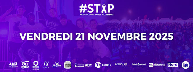 Vendredi 21 novembre 2025, 7ème édition de la course nocturne contre les violences faites aux femmes