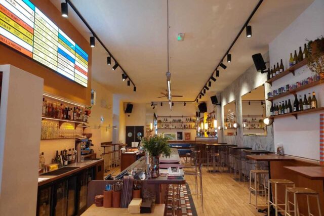 La salle peut accueillir jusqu’à 70 couverts. (© Thomas Bernard / actu Nantes)