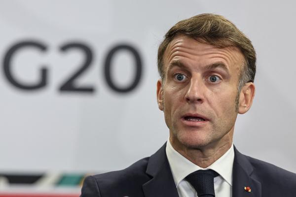 Le président Emmanuel Macron au G20. 