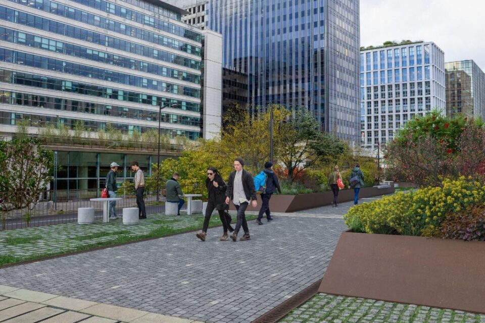 Perspective de la future voie verte allée de Bercy.