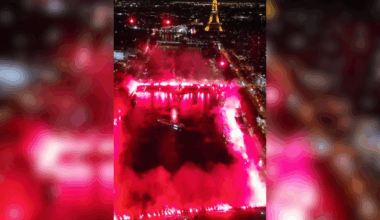 c'était quoi ce feu d'artifice spectaculaire tiré cette nuit à deux pas de la Tour Eiffel ?