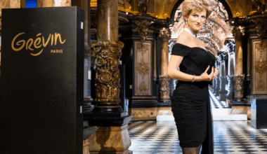 Lady Diana, "princesse des cœurs", entre au musée Grévin à Paris dans sa "revenge dress"