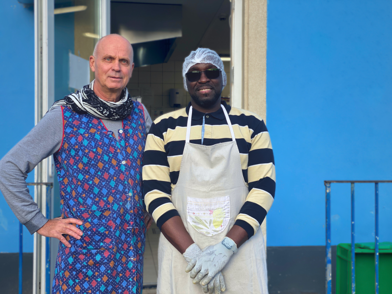 Préparation repas Abribus