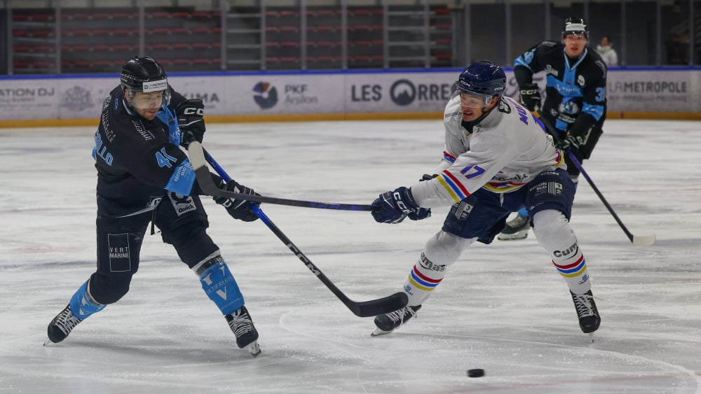 Les Spartiates au finish Hockey sur glace