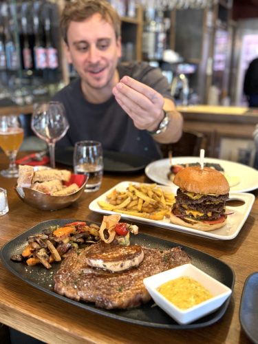 Diable bleu viande burgerIMG_6919 2