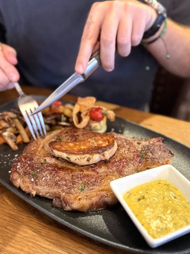 Diable bleu viande burgerIMG_6924