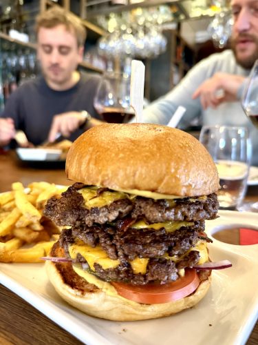 Diable bleu viande burgerIMG_6938