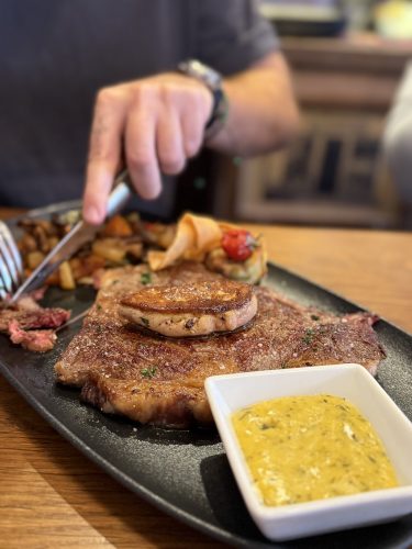 Diable bleu viande burgerIMG_6946