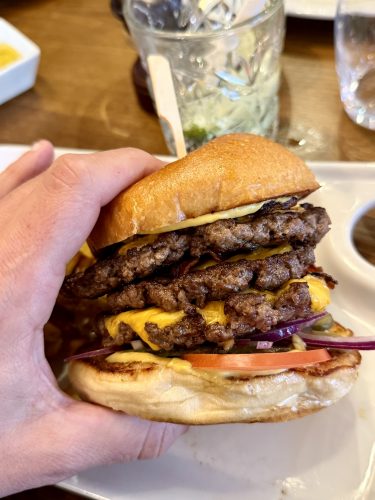 Diable bleu viande burgerIMG_6951