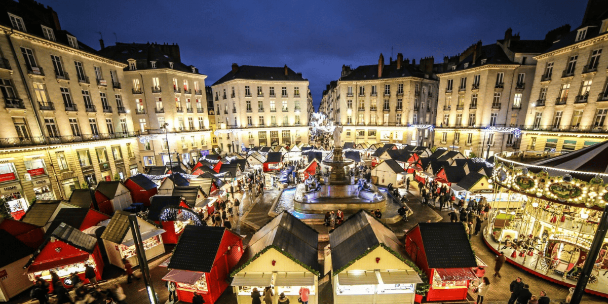 Le marché de Noël à Nantes