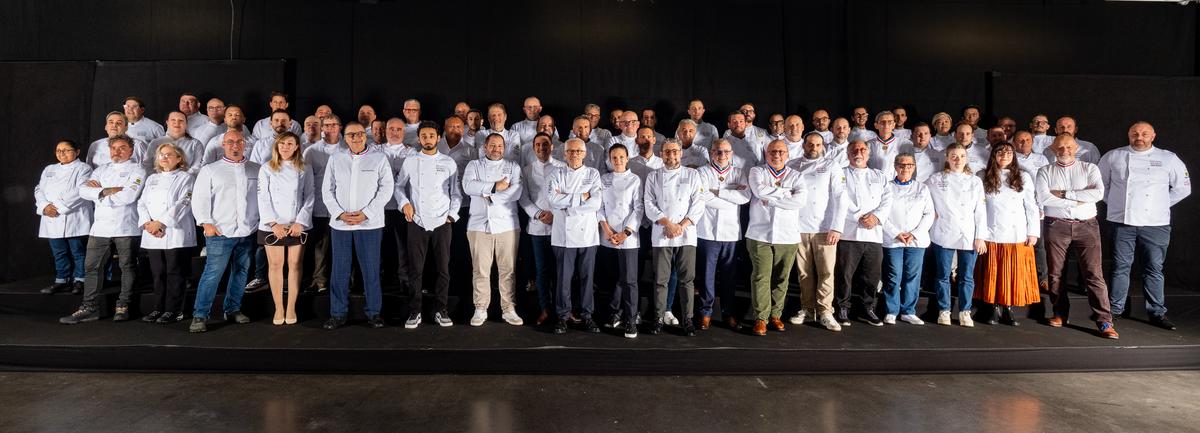 Une centaine de chefs étoilés et Meilleurs ouvriers de France venus de toute la France ont inauguré dimanche soir la 7e édition du salon Exp’Hôtel au Hangar 14.