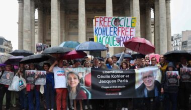 Les otages français retenus en Iran, Cécile Kohler et Jacques Paris, ont été libérés