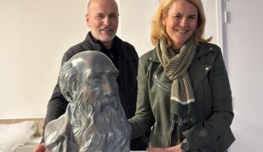 Un buste hommage à Camille Pissarro offert à cette ville du Val-d'Oise