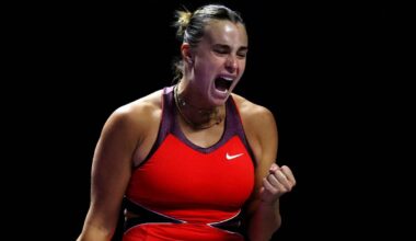 Aryna Sabalenka s'impose en trois sets contre Jessica Pegula et conserve la tête de son groupe aux Finales WTA