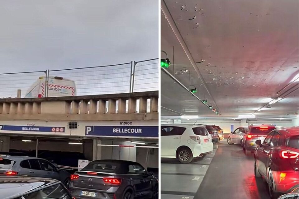 Les embouteillages paralysent le parking Bellecour les samedis de forte affluence à Lyon.