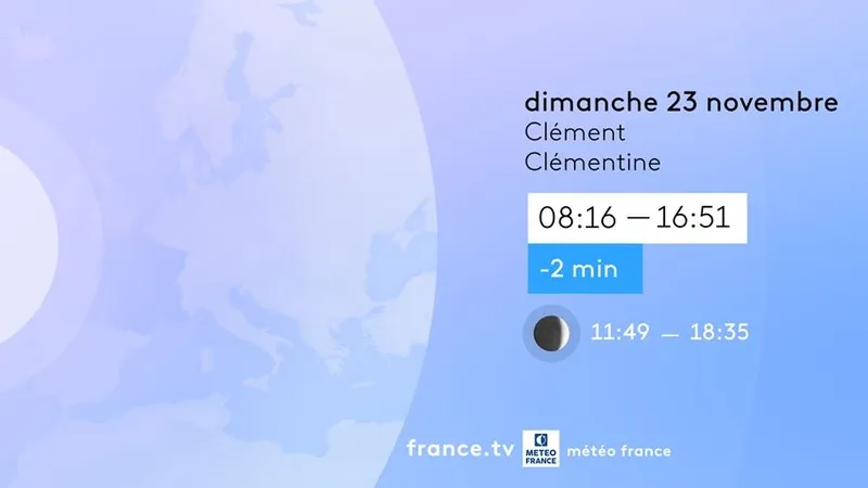 Ainsi se termine la 47ème semaine de l'année