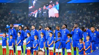 L'équipe de France de football, le 9 septembre 2025.